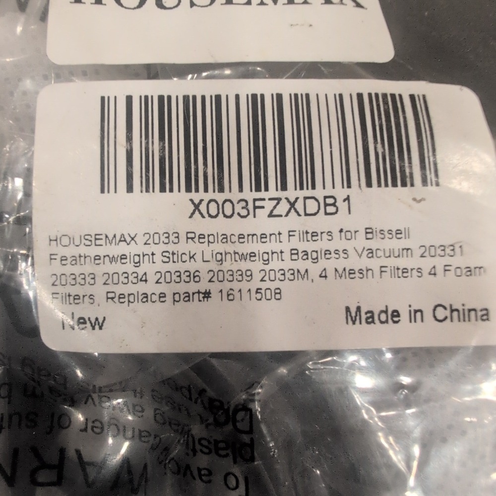HOUSEMAX Replacement Filters for Bissell Featherweight Bagless Vacuum 2033 2033T - Picture 2 of 3